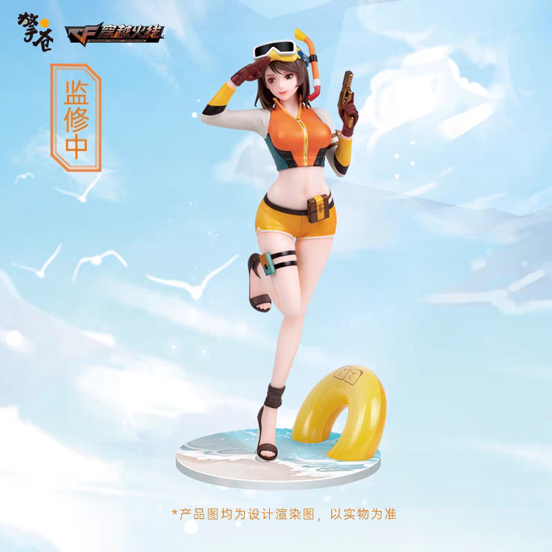 穿越火线手办现货 CF穿越火线 零 水下丽影 游戏 手办 周边 模型桌面摆件 可爱
