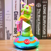 Children Twister Saxophone Toy Electric will sing and dance caterpillars 1-year-old 3 male girl baby toy