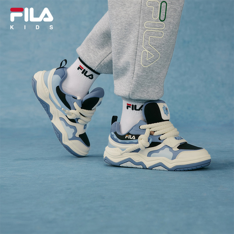 FILA斐乐儿童童鞋休闲鞋2025年冬季新款男女中大童运动鞋子板鞋,淘宝优惠券,粉丝福利购,淘宝优惠卷