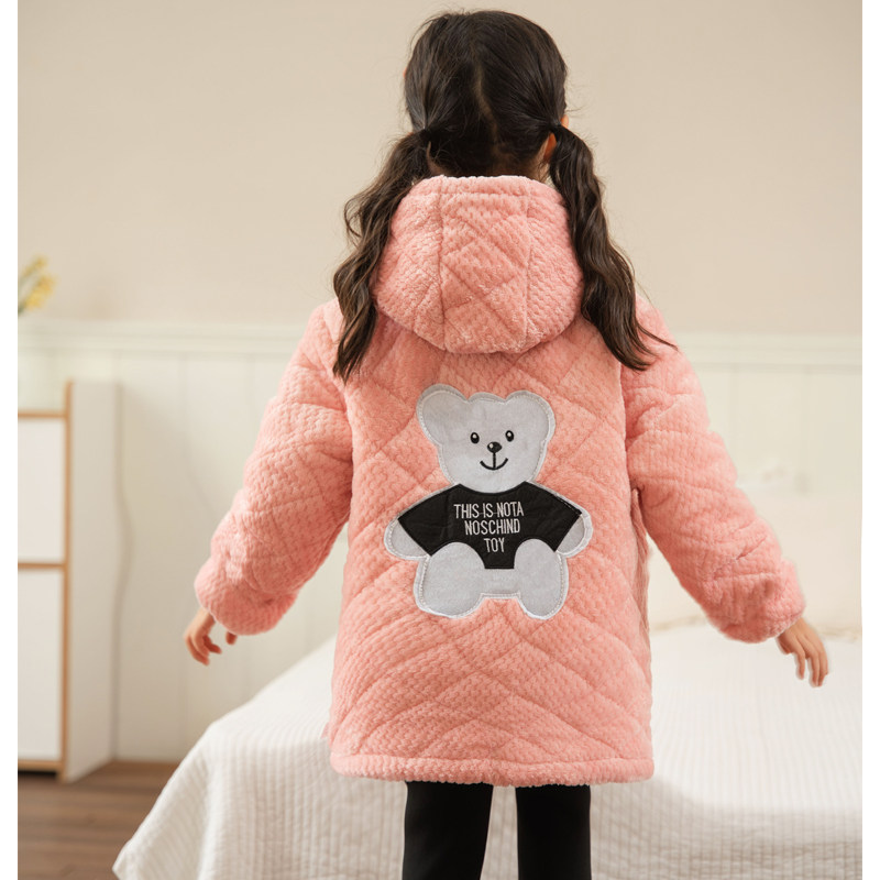 加绒加厚罩衣可外穿男女童保暖3岁以上大码时尚韩版宝宝棉衣外套,淘宝优惠券,粉丝福利购,淘宝优惠卷