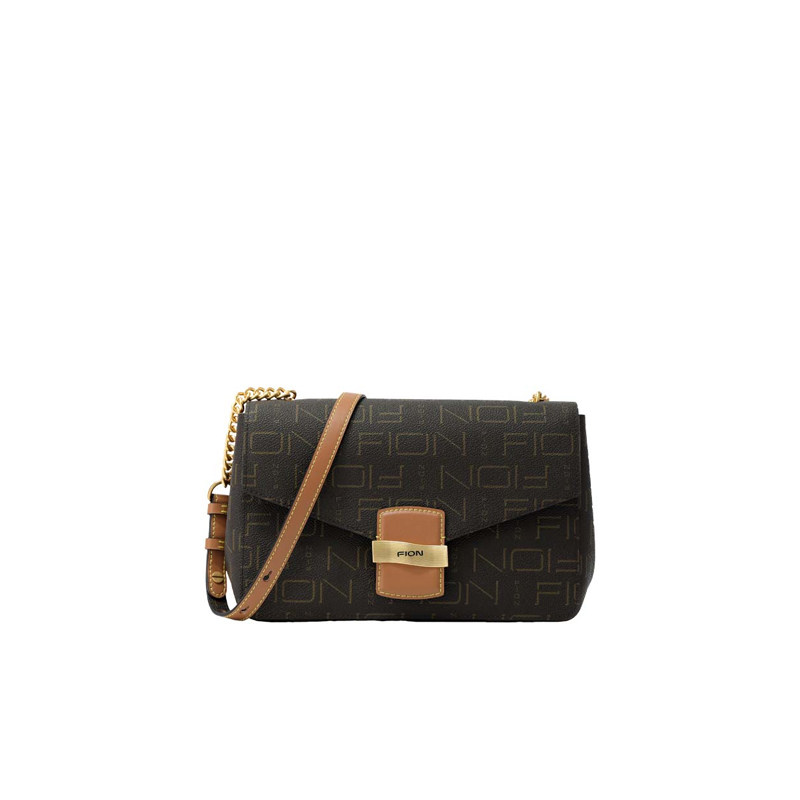 Fion菲安妮老花小方包2024新款通勤高级单肩斜挎包包女FAAFJGC165,淘宝优惠券,粉丝福利购,淘宝优惠卷