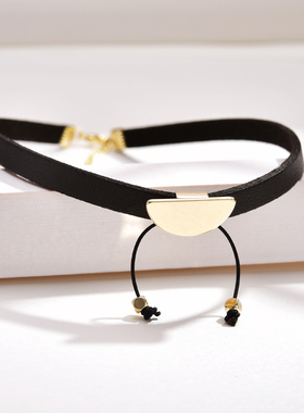 饰品短款项圈黑色脖颈链