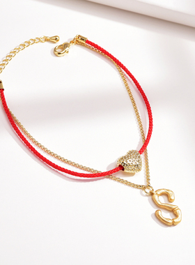 小众爱心双层韩版百搭时尚风手链