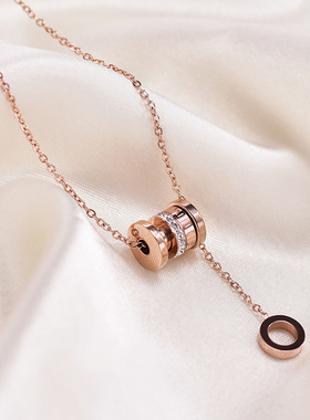 轻奢钛钢短款冷淡风小蛮腰项链