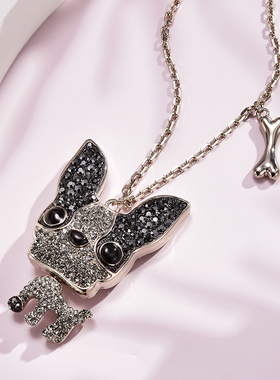 高档长款百搭配饰毛衣链