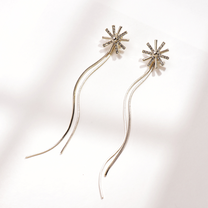 2025新款潮流苏耳环女耳线长款气质百搭网红高级感两戴耳钉配饰品 - 图2