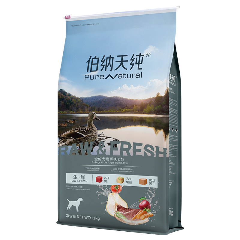 伯纳天纯生鲜冻干鸭肉/牛肉/狗粮 伯纳天纯犬主粮