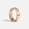 APM Moss Password Ring Couple Personality Pair Ring Silver
