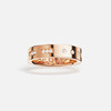 APM Moss Password Ring Couple Personality Pair Ring Silver