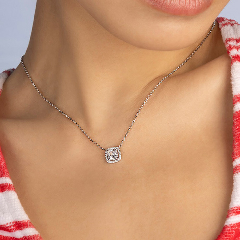 APM small sugar cube necklace women's clavicle chain birthday gift