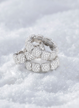 [杨紫同款]APM Monaco Flocons de neige戒指雪花手饰生日礼物