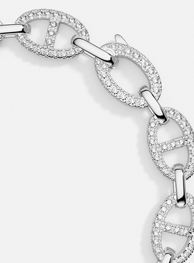 无忧换货APMMonaco女士银饰手链