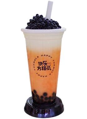 发光仿真奶茶杯雕塑摆件大型商场户外玻璃钢网红饮料品店门口美陈