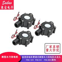 12v belt-stabilized hydro-generator DC home small hydro-diy permanent magnet ducted brushless generator