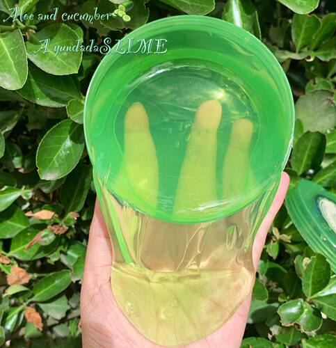芦荟黄瓜 史莱姆不沾手椰果透泰水晶泥假水瓜尔胶鼻涕泥减压礼物 - 图2