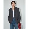 NEVA HU Self-focused Black High-end Suit Jacket Women's Loose Casual Suit Temperament Top