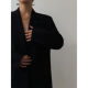 NEVA HU Self-focused Black High-end Suit Jacket Women's Loose Casual Suit Temperament Top