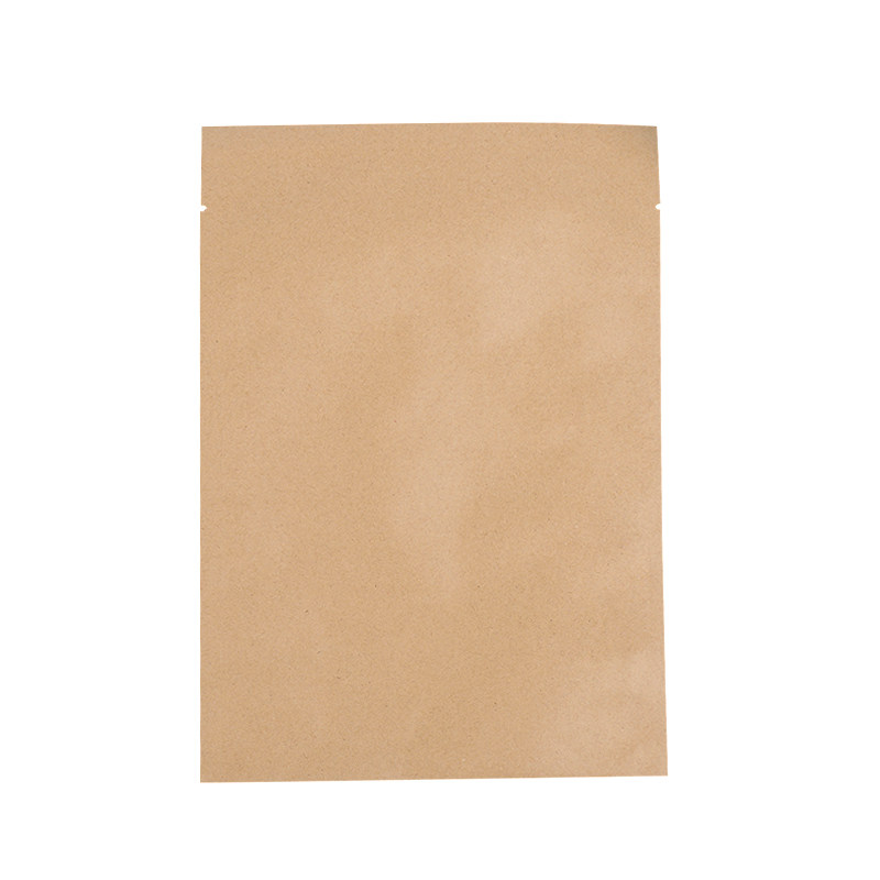 黄牛皮纸袋平底内镀铝平封口袋食品包装袋三边封批发可印logo定制,淘宝优惠券,粉丝福利购,淘宝优惠卷