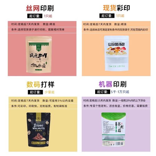 自立开窗牛皮纸袋食品袋包装袋自封袋茶叶密封袋塑封口袋批发定制 - 图2