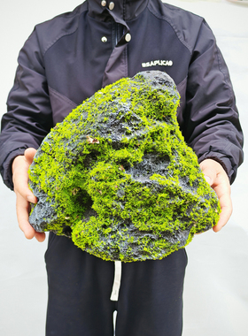 PU仿真石头苔藓假山摆件