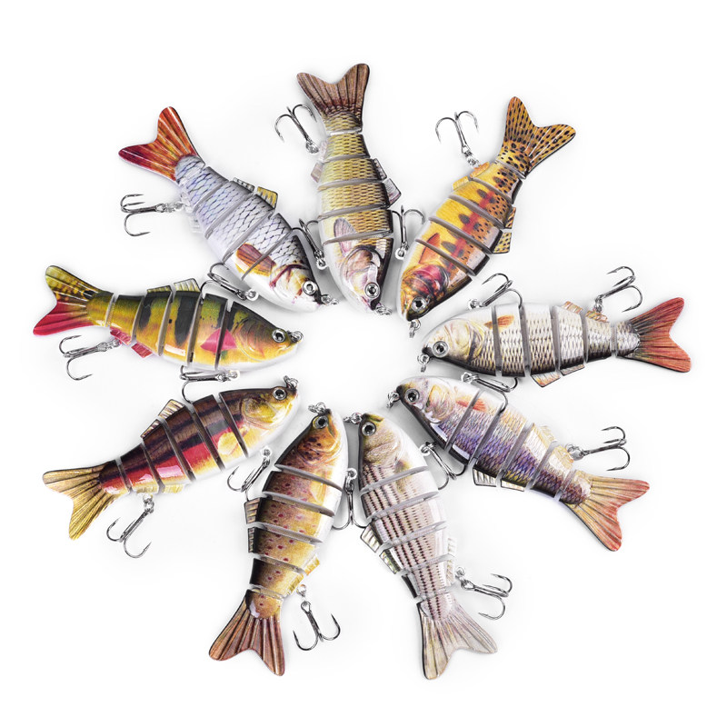 多节仿生鱼饵淡水海钓嘴路亚假饵套装渔具鱼饵远投拟饵,淘宝优惠券,粉丝福利购,淘宝优惠卷