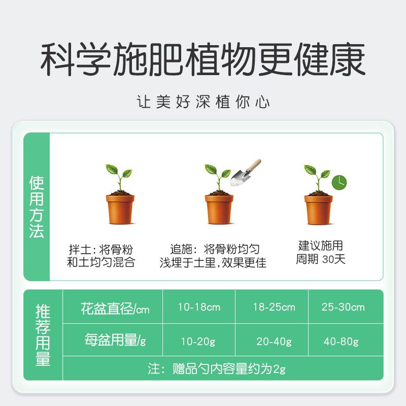 骨粉花肥料园艺花肥促花养花开花脱脂植物盆栽绿植花卉通用型有机-图2