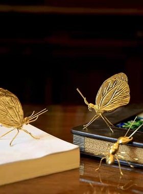 网红金属小蚂蚁家居装饰品摆件