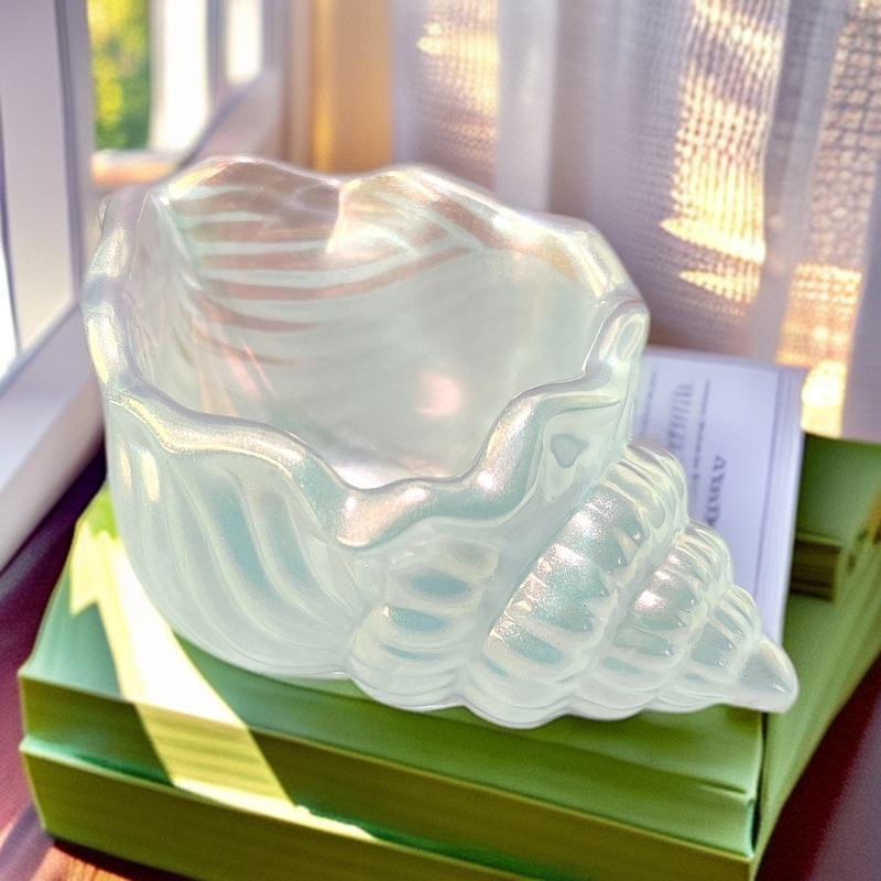 梦幻炫彩海洋海螺香薰蜡烛容器女生节日礼物ins风桌面摆件送礼,淘宝优惠券,粉丝福利购,淘宝优惠卷