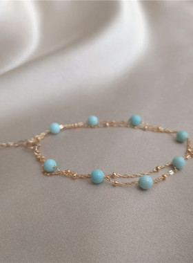 lemon绿松石生辰石绿松石