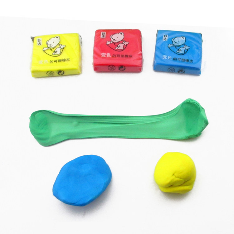 变色拉丝可塑橡皮泥儿童学生可变色可拉丝软橡皮泥小卖部吊板玩具,淘宝优惠券,粉丝福利购,淘宝优惠卷
