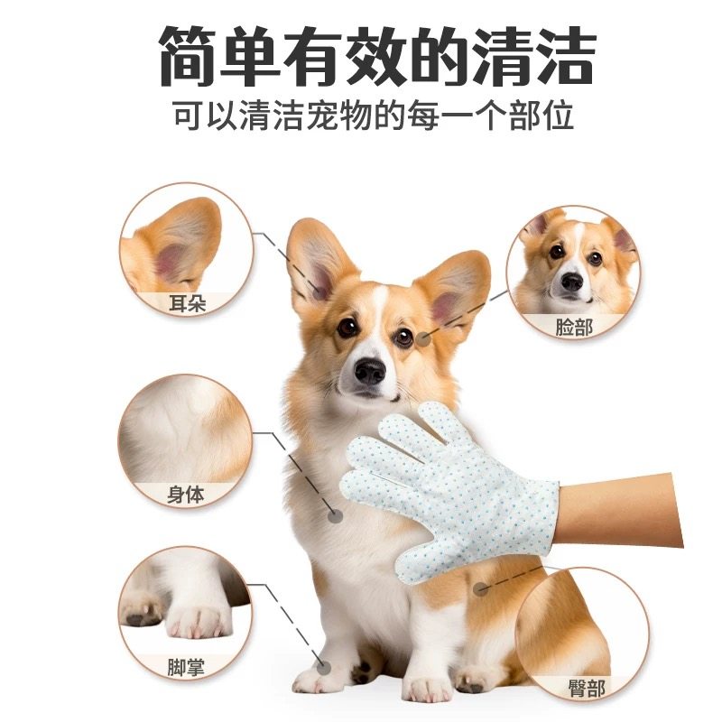宠物免洗手套一次性清洁湿巾猫咪洗护手套狗狗专用免洗澡用品,淘宝优惠券,粉丝福利购,淘宝优惠卷