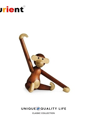 Furient创意设计师摆件 kay bojesen monkey木偶猴子工艺装饰品