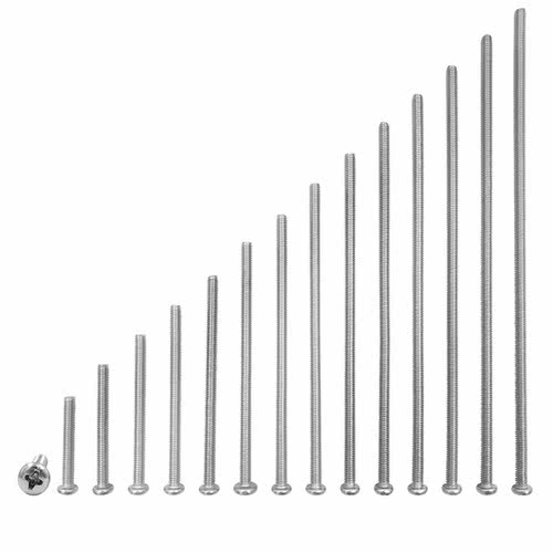 304不锈钢加长十字圆头螺钉开关面板插座螺丝4厘16公分18厘米19cm - 图3