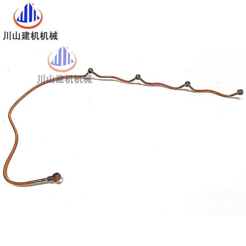 适用康明斯4/6BT5.9发动机燃油回油管4D/6D102喷油嘴柴油回油支管 - 图2