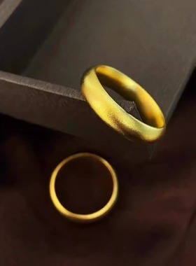 古法哑光泥鳅背戒指男女款