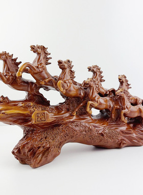 马到成功生肖马家居饰品摆件树脂工艺品乔迁开业礼品升学毕业礼物