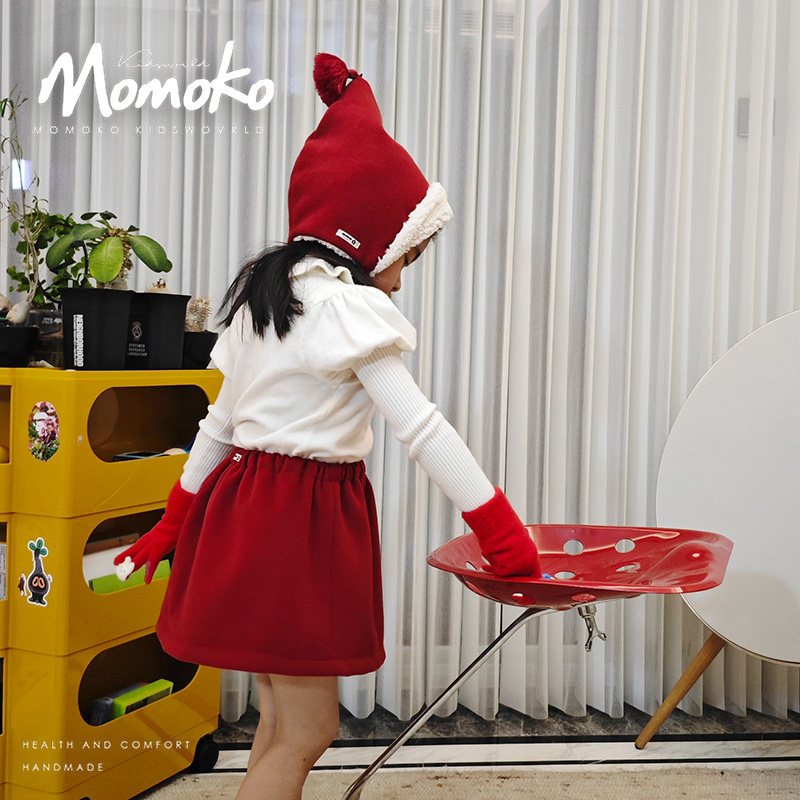 儿童半身裙冬款毛呢裙新年圣诞宝宝秋冬小女孩外出小童冬季裙子,淘宝优惠券,粉丝福利购,淘宝优惠卷