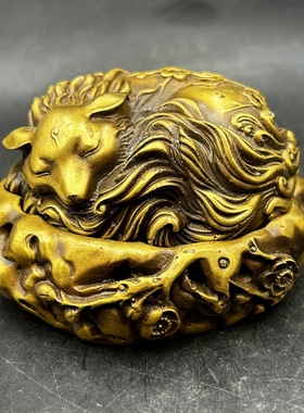 铜烟灰缸中式客厅书房古典