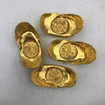 Ancient gold coins Grand clear gold ingot Yuan Baowu Fulu Shouxi Suit Copper Ingots gold Xiao Yuanbao Family swinging pieces