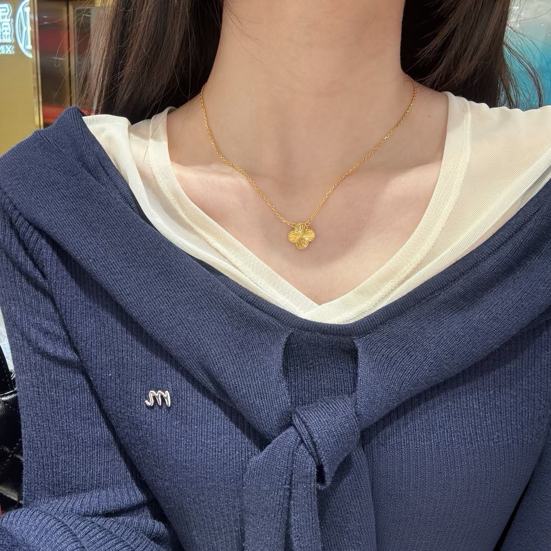 2026 钛钢大四叶草项链XL0277,淘宝优惠券,粉丝福利购,淘宝优惠卷