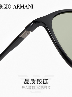 GIORGIOARMANI男女圆框复古墨镜