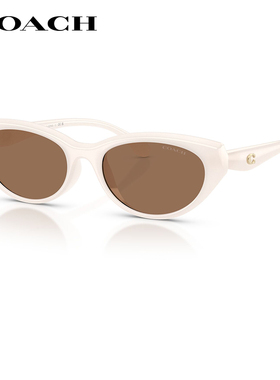 蔻驰复古窄框猫眼时尚太阳镜男女