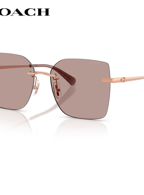 蔻驰个性优雅无框防晒太阳镜男女