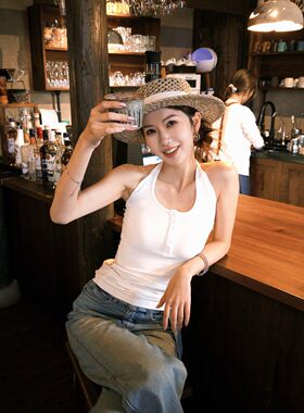 草帽老钱风防晒遮阳大帽瞻海边沙滩帽百搭时尚出游防晒帽子草帽