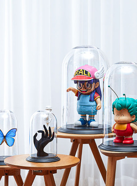 PC防尘简约透明展示罩工艺品罩