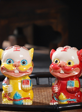 金蟾貔貅保平安伴手礼汽车摆件