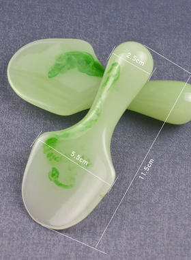 蜜蜡铲头刮痧板带手柄
