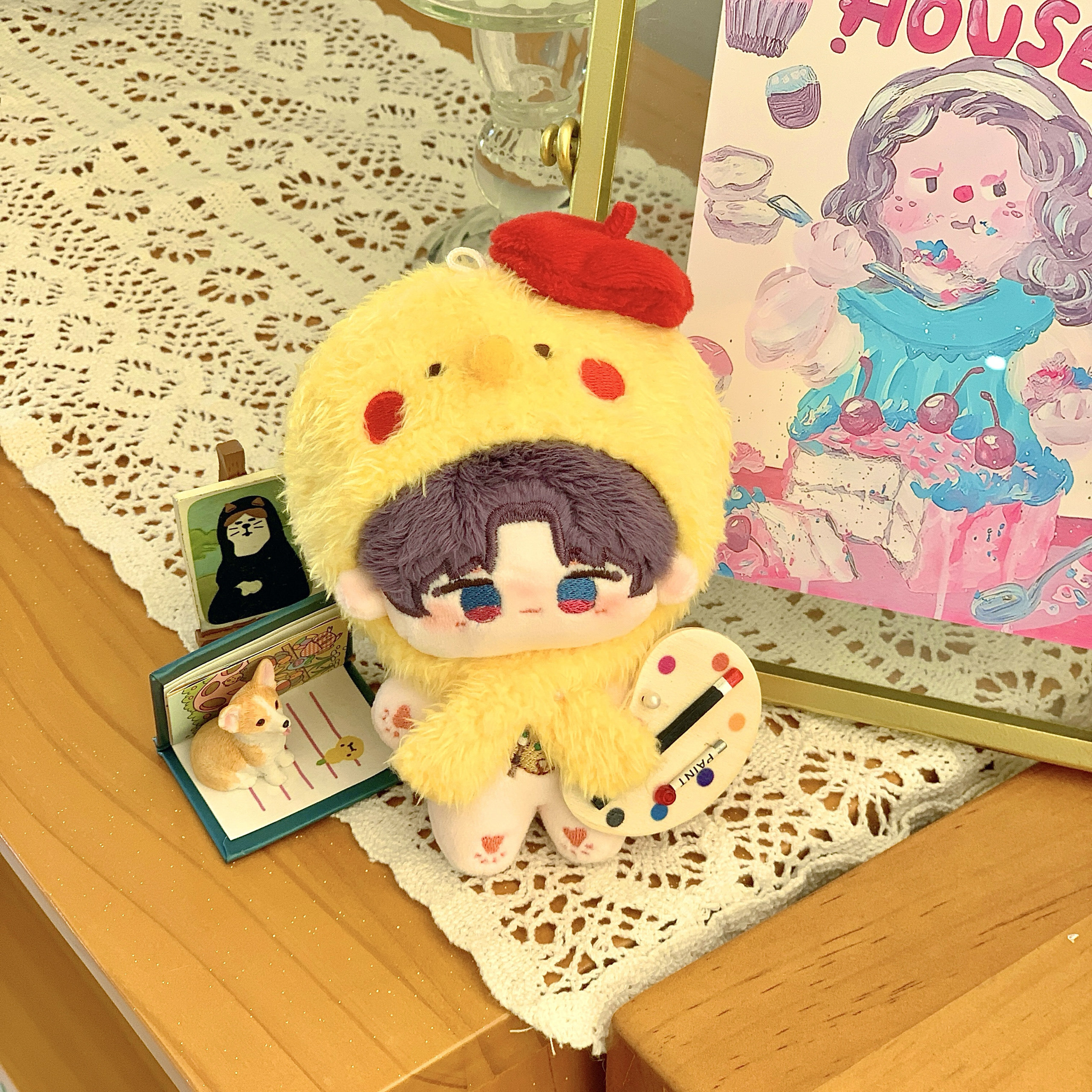 新款包邮恋与深空10cm棉花娃娃帽子祁煜黎深沈星回秦彻夏以昼头套,淘宝优惠券,粉丝福利购,淘宝优惠卷