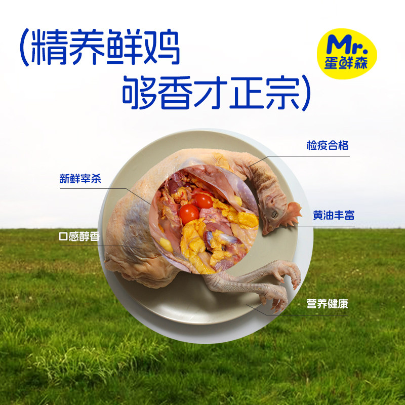 蛋鲜森黄油老母鸡400天整鸡煲汤鲜香现杀3只过节送礼送长辈,淘宝优惠券,粉丝福利购,淘宝优惠卷