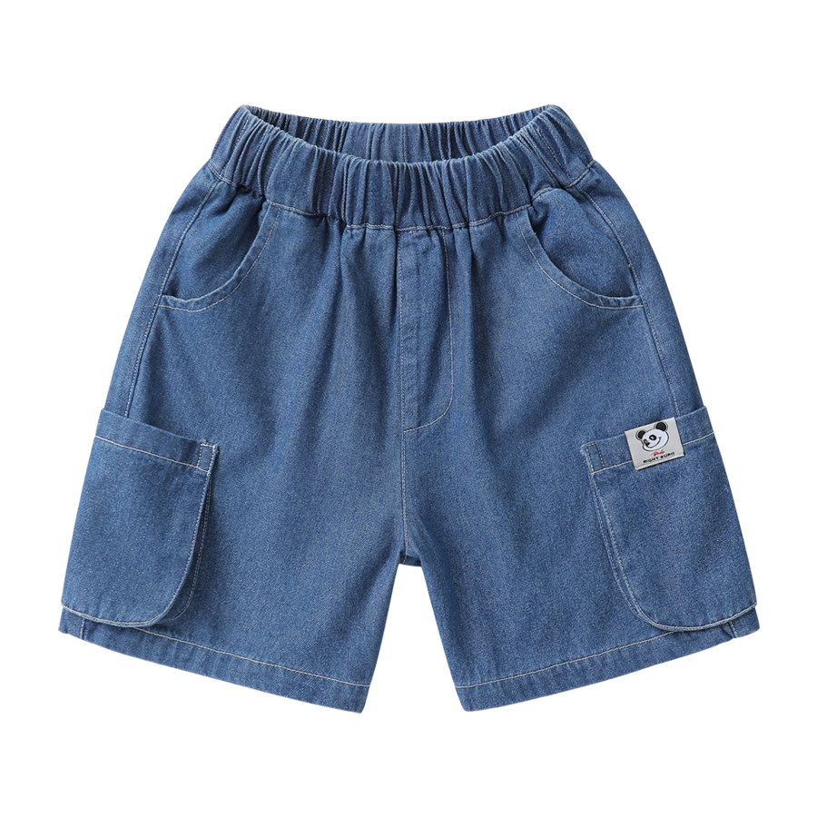 右欧男童女童牛仔短裤休闲2025夏季新款童装洋气时髦儿童宽松裤子,淘宝优惠券,粉丝福利购,淘宝优惠卷